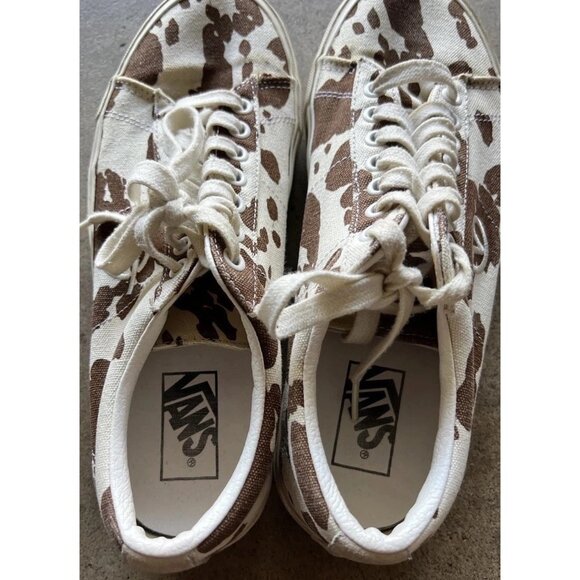 Vans Sid DX Anaheim Factory free range Cow Print Canvas Shoes Mens 8 Women’s 9.5 - Picture 11 of 16